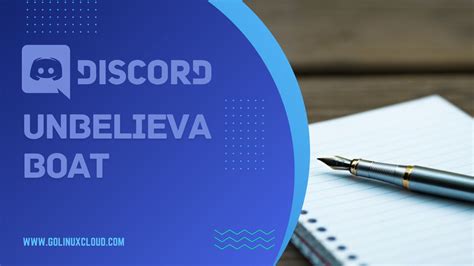 Add UnbelievaBoat Discord Bot .
